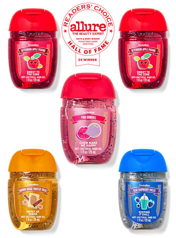 Bath & Bodyworks End-Of-Summer Treats PocketBac Hand Sanitisers - 5 Pack