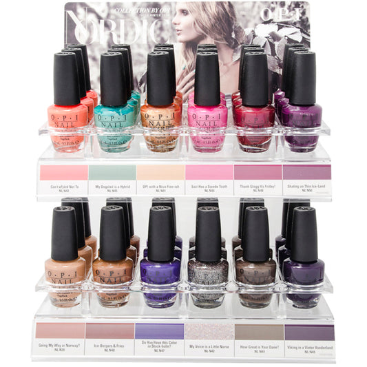 Opi Nordic Collection 15Ml Nail Polish Display Unit 48pcs