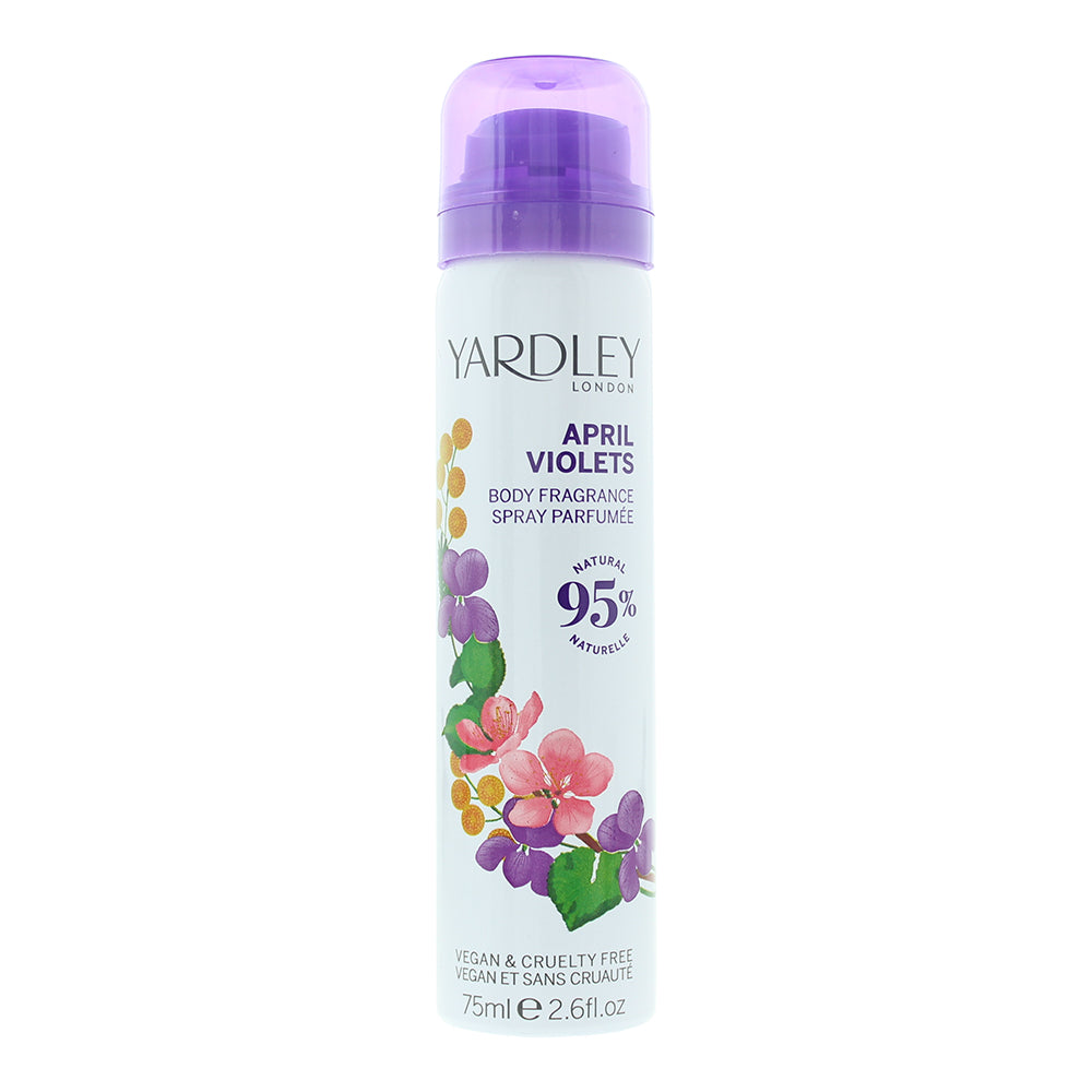 Yardley April Violets Deodorant Spray 75ml