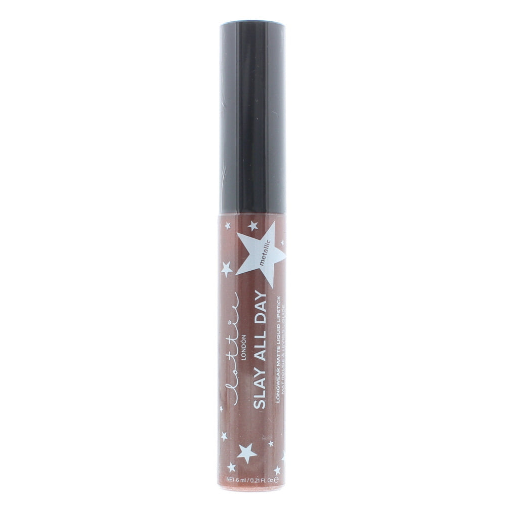 Lottie London Slay All Day Longwear Matte Liquid Metallic Shook Lipstick 6ml