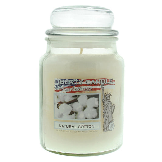 Liberty Candle Heritage Collection Natural Cotton Candle 22oz