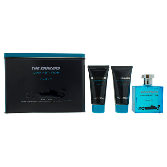 Mondo Tv Ferrari The Drakers Competition Acqua Eau de Toilette Gift Set : Eau de Toilette 100ml - Shower Gel 100ml - Hair And Body Wash 100ml