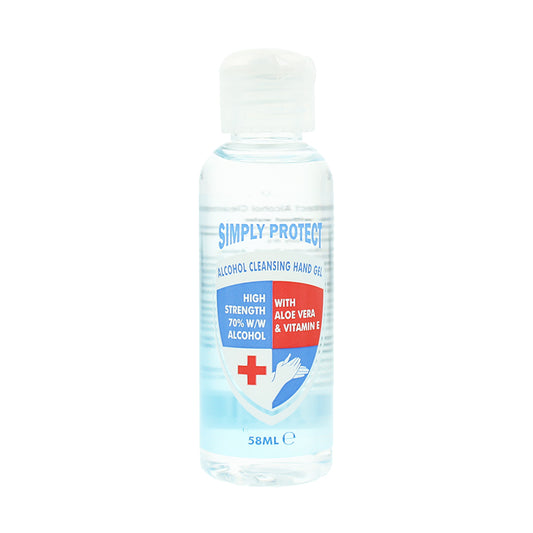 Simply Protect Alcohol Cleansing Hand Gel 58ml