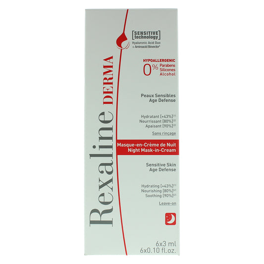 Rexaline Derma Night Mask-In-Cream 6x 3ml