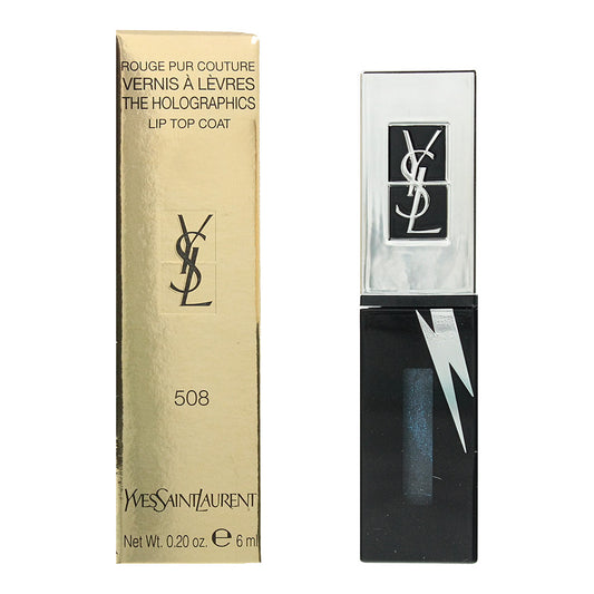 Yves Saint Laurent The Holographics #508 Black Liquid Lipstick Glossy Stain 6ml