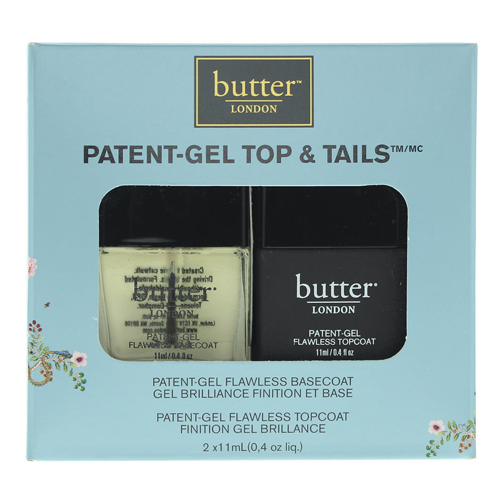 Butter London Patent Gel 2 Piece Gift Set: Base Coat 11ml - Top Coat 11ml