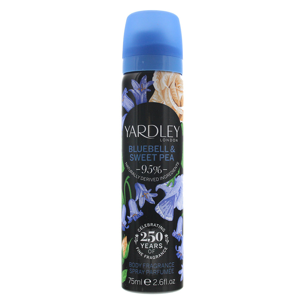 Yardley Bluebell and Sweetpea Body Spray 75ml