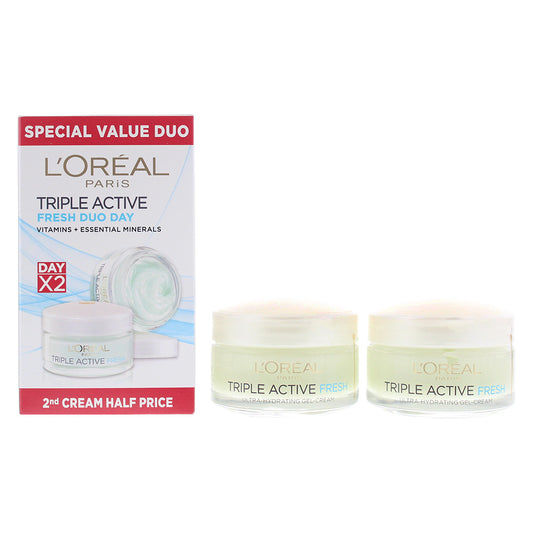 L'oreal Triple Action Fresh Cream 50ml X 2