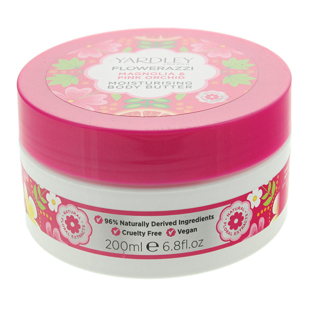 Yardley Flowerazzi Magnolia & Pink Orchid Body Butter 200ml