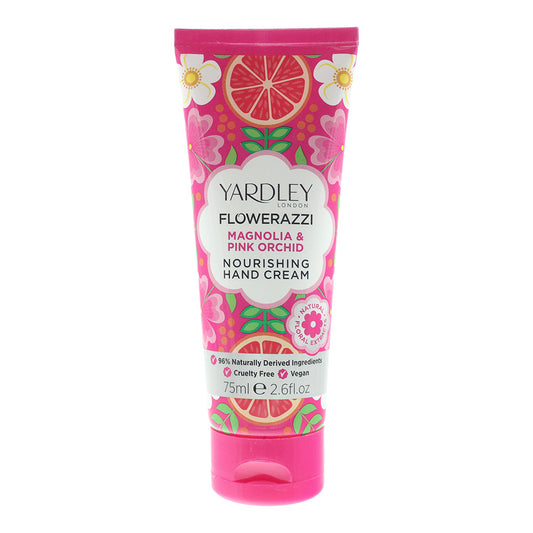 Yardley Flowerazzi Magnolia & Pink Orchid Hand Cream 75ml