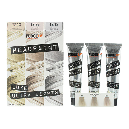 Fudge Professional Head Paint High Lift Trio Kit 3 X 60ml 12.13/ 12.23/ 12.12