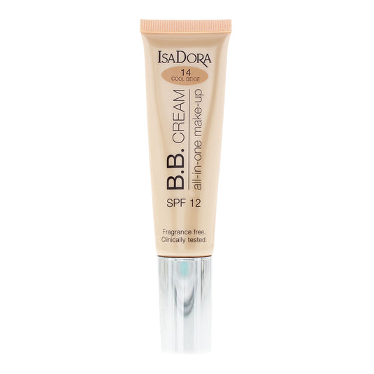 Isadora BB Cream 14 Cool Beige SPF 12 All-In-One Make-Up 35ml