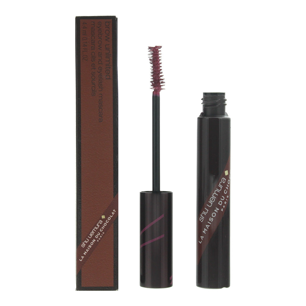 Uemura Brow Unlimited La Maison Du Chocolat Cassis Violet Eyebrow And Eyelash Mascara 4.4ml