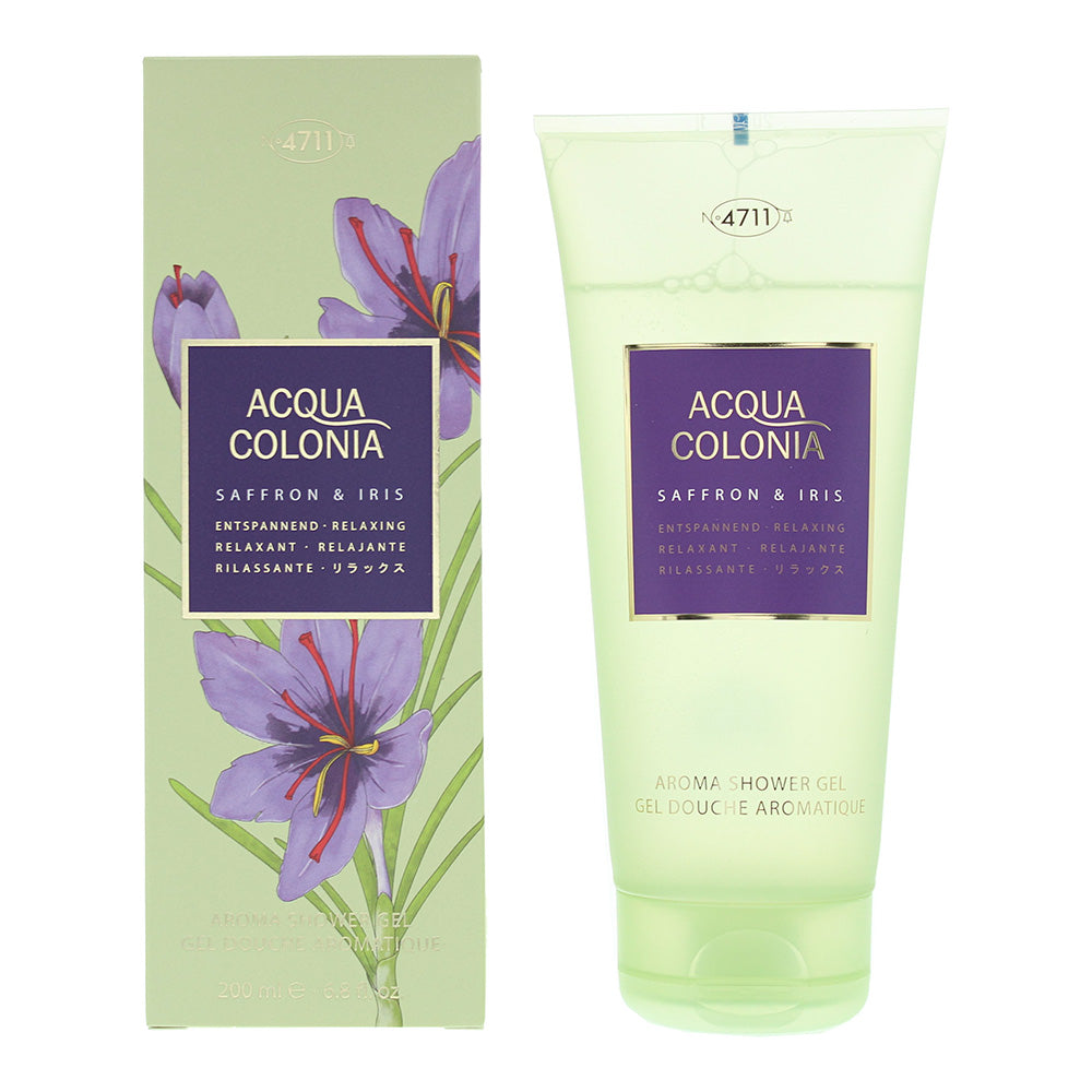 4711 Acqua Colonia Saffron & Iris Shower Gel 200ml