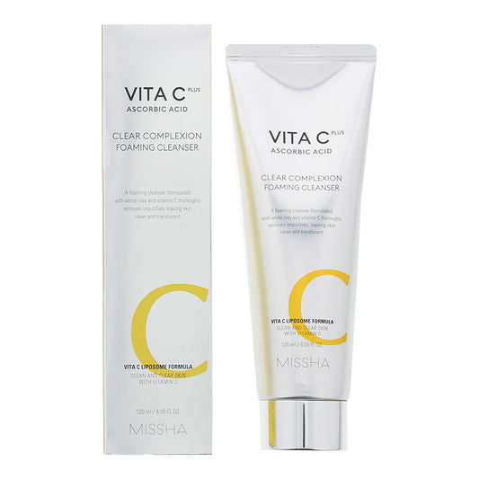 Missha Vita C Plus Clear Complexion Foaming Cleanser 120ml