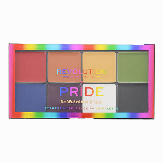 Revolution Pride Express Myself Face Paint Palette 8 x 2g