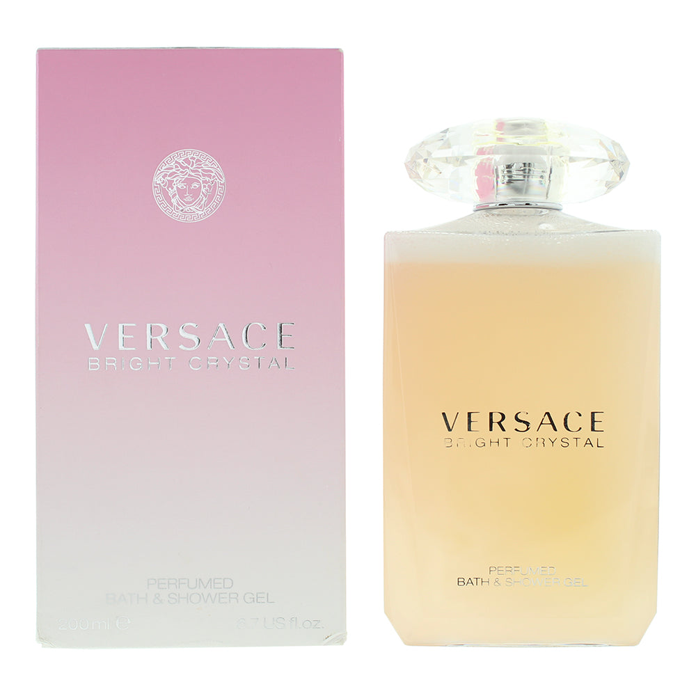 Versace Bright Crystal Perfumed Bath & Shower Gel 200ml