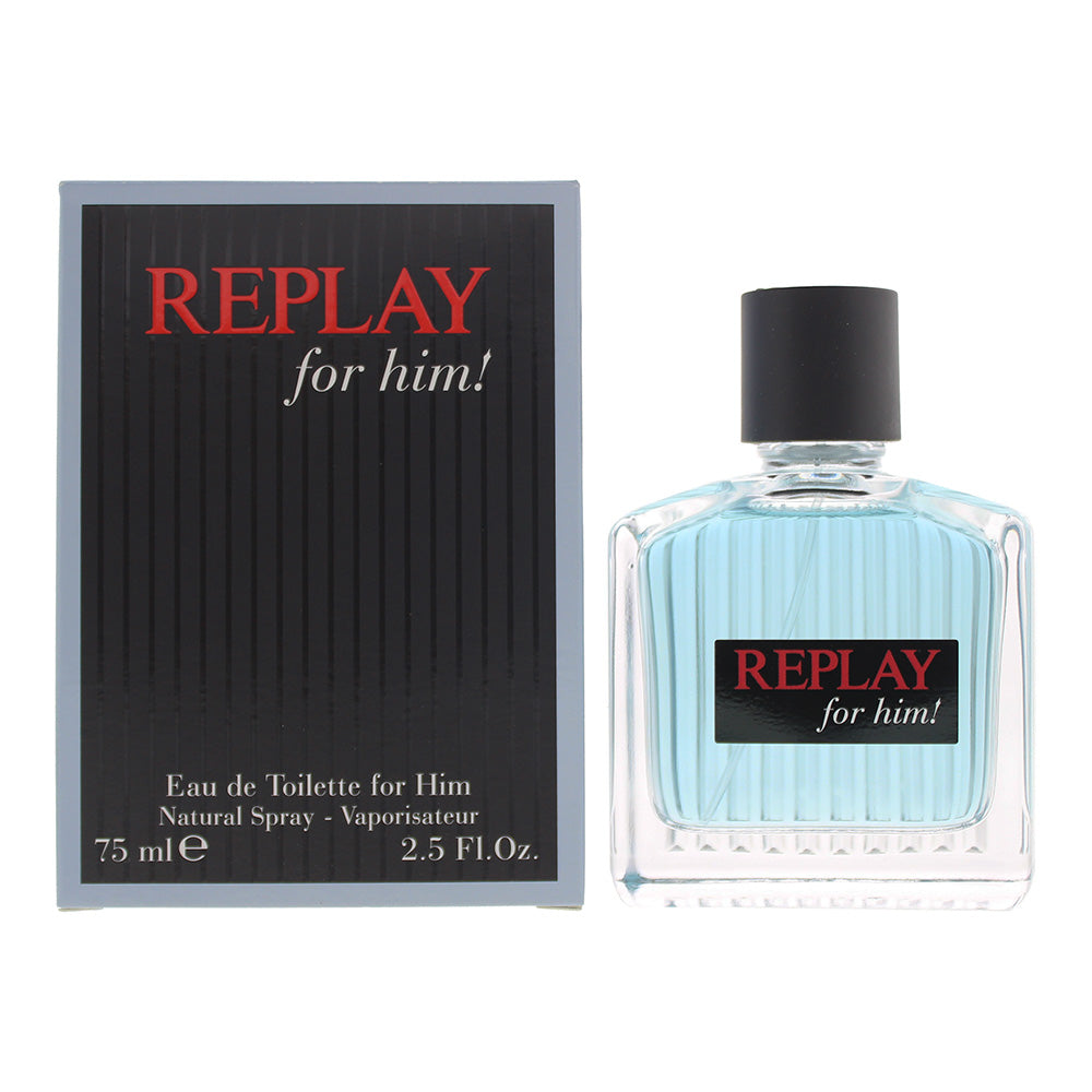 Replay For Him! Eau De Toilette 75ml