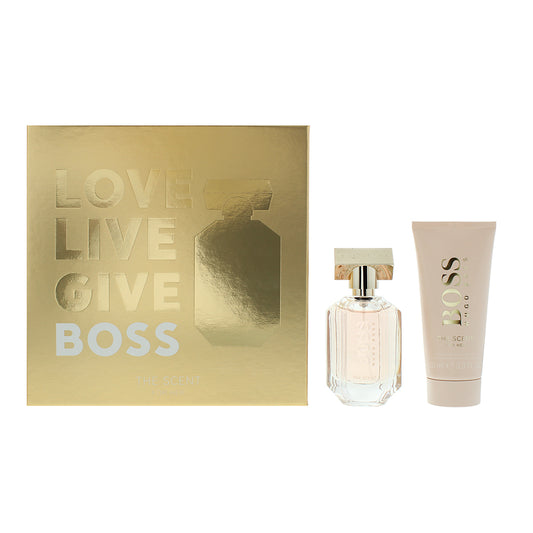 Hugo Boss The Scent For Her 2 Piece Gift Set: Eau De Parfum 50ml - Body Lotion 100ml