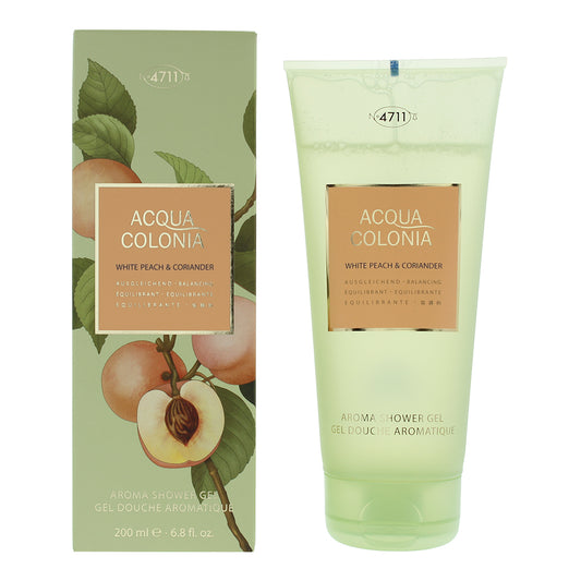 4711 Acqua Colonia White Peach & Coriander Shower Gel 200ml