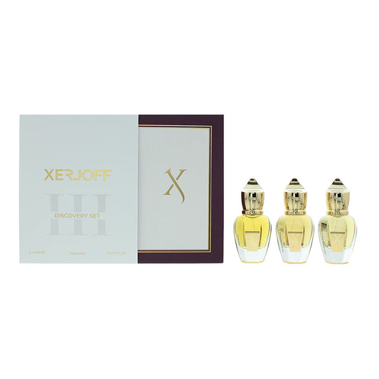 Xerjoff Discovery Set III Gift Set Eau De Parfum 3 x 15ml Naxos - Alexandria II - Golden Dallah