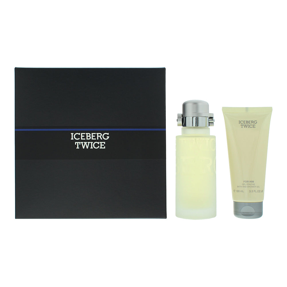 Iceberg Twice 2 Piece Gift Set: Eau De Toilette 125ml - Bath & Shower Gel 100ml