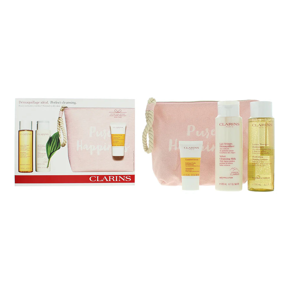 Clarins Perfect Cleansing Kit for Normal to Dry Skin Gift Set