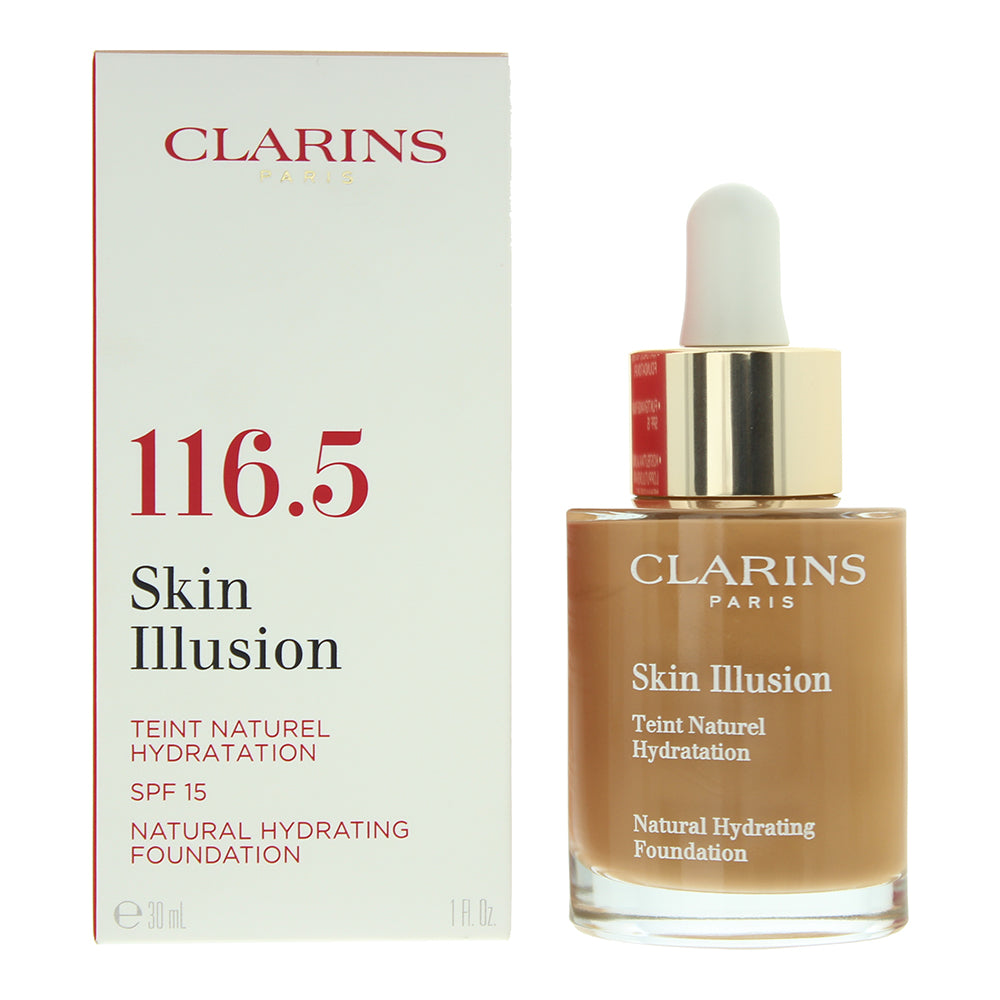 Clarins Skin Illusion Natural Hydrating Spf 15 116.5 Coffe Foundation 30ml