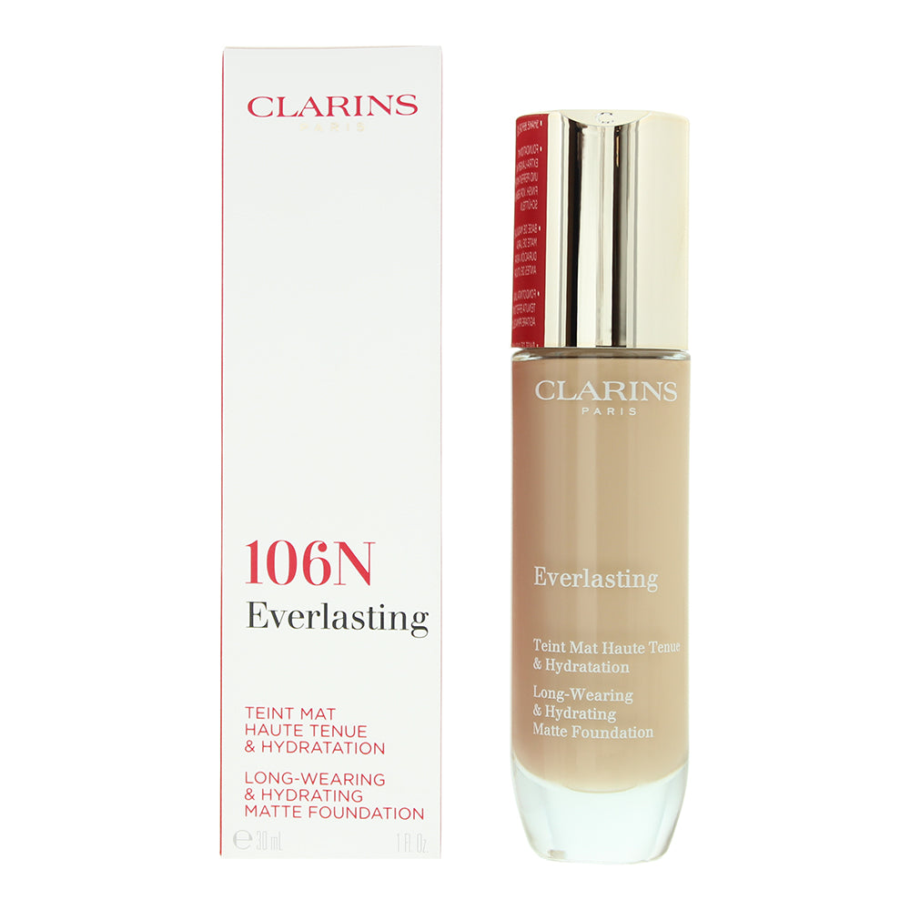 Clarins Everlasting Long-Wearing & Hydrating 106N Vanilla Foundation 30ml