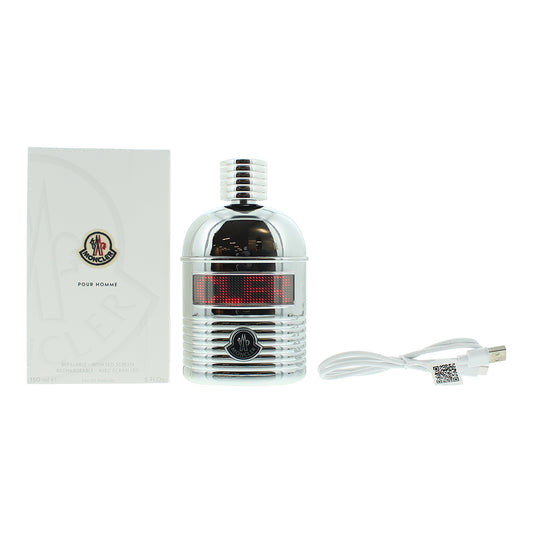 Moncler Pour Homme Refilable With Led Screen Eau De Parfum 150ml