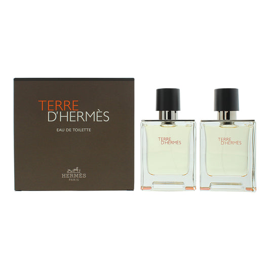 Hermès Terre D'hermès 2 Piece Gift Set: Eau de Toilette 2 x 50ml