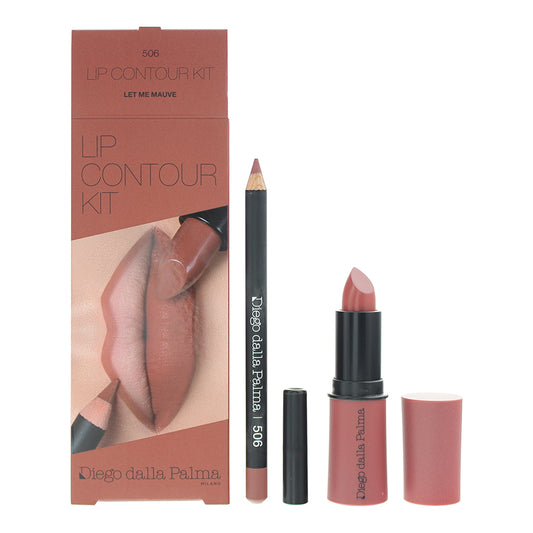 Diego Dalla Palma Lip Contour Kit Mauve 506 2 Piece Gift Set: Lipstick 4g - Lip Liner 1.1g