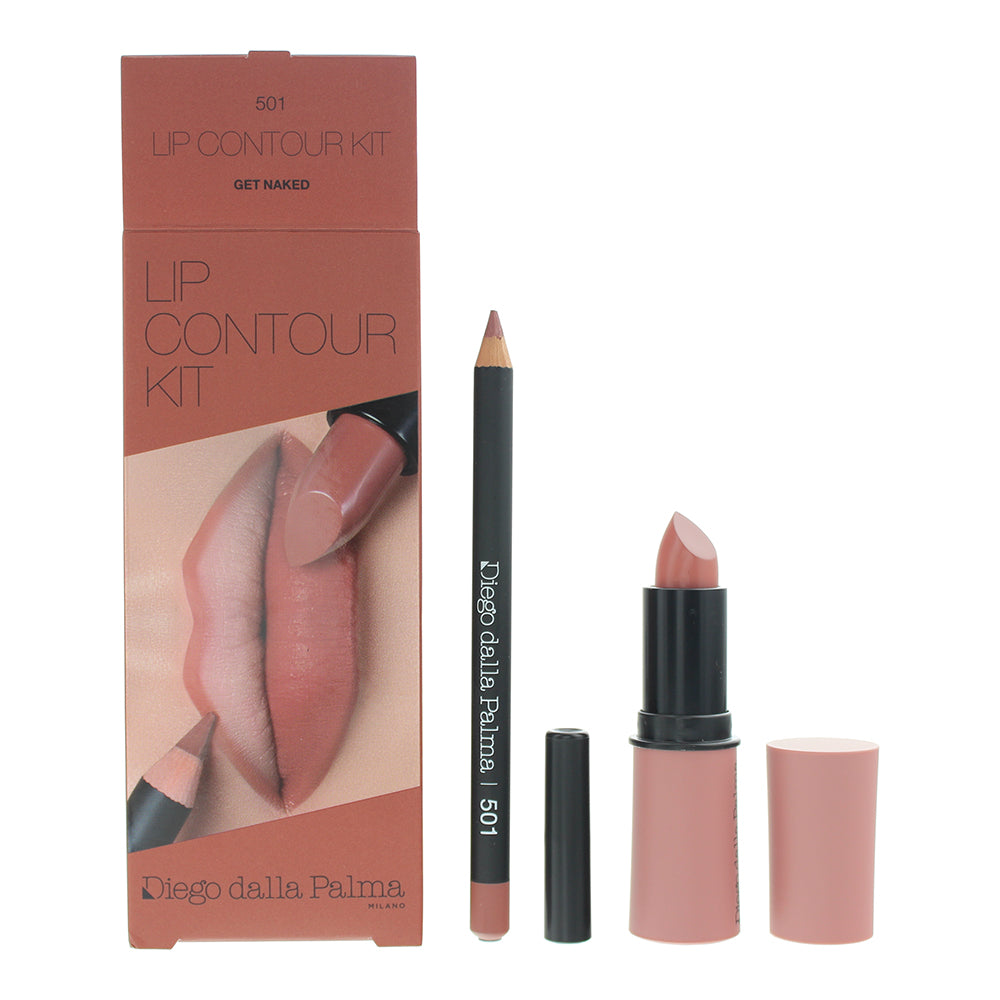 Diego Dalla Palma Lip Contour Kit Nude 01 2 Piece Gift Set: Lipstick - Lip Liner