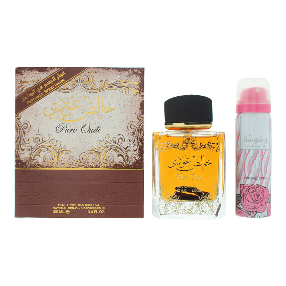 Lattafa Pure Oudi 2 Piece Gift Set