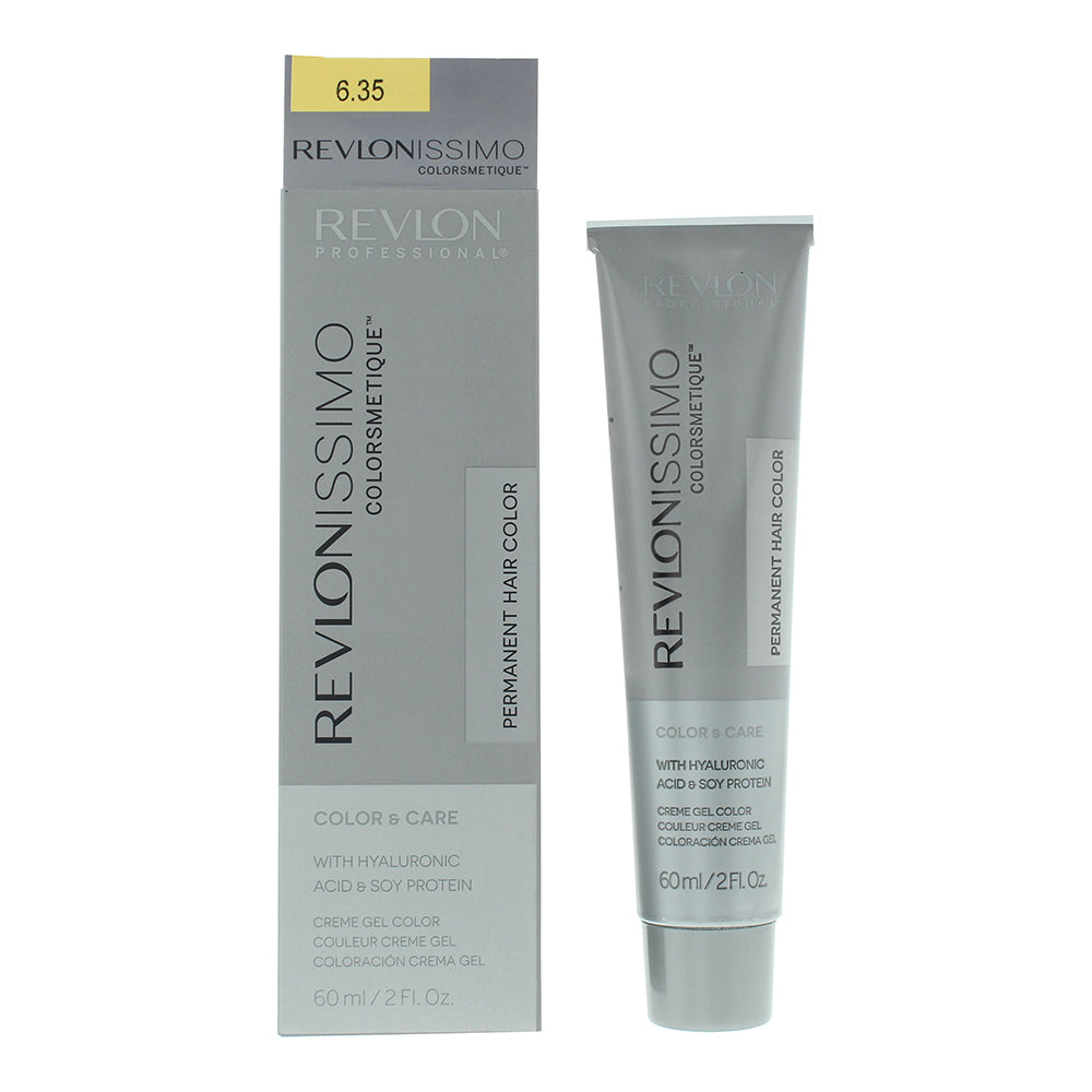 Revlon Revlonissimo Colorsmetique 6.35 Dark Amber Blonde Hair Colour 60ml