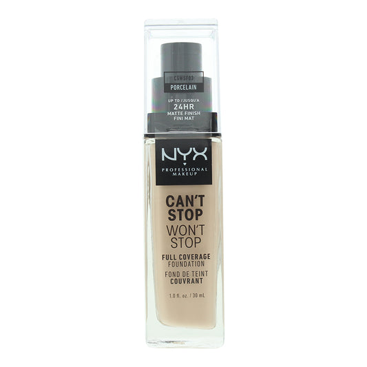 NYX Can't Stop Won't Stop 24H Porcelain Foundation 30ml