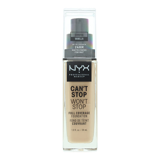 NYX Can't Stop Won't Stop 24H Vanilla Foundation 30ml