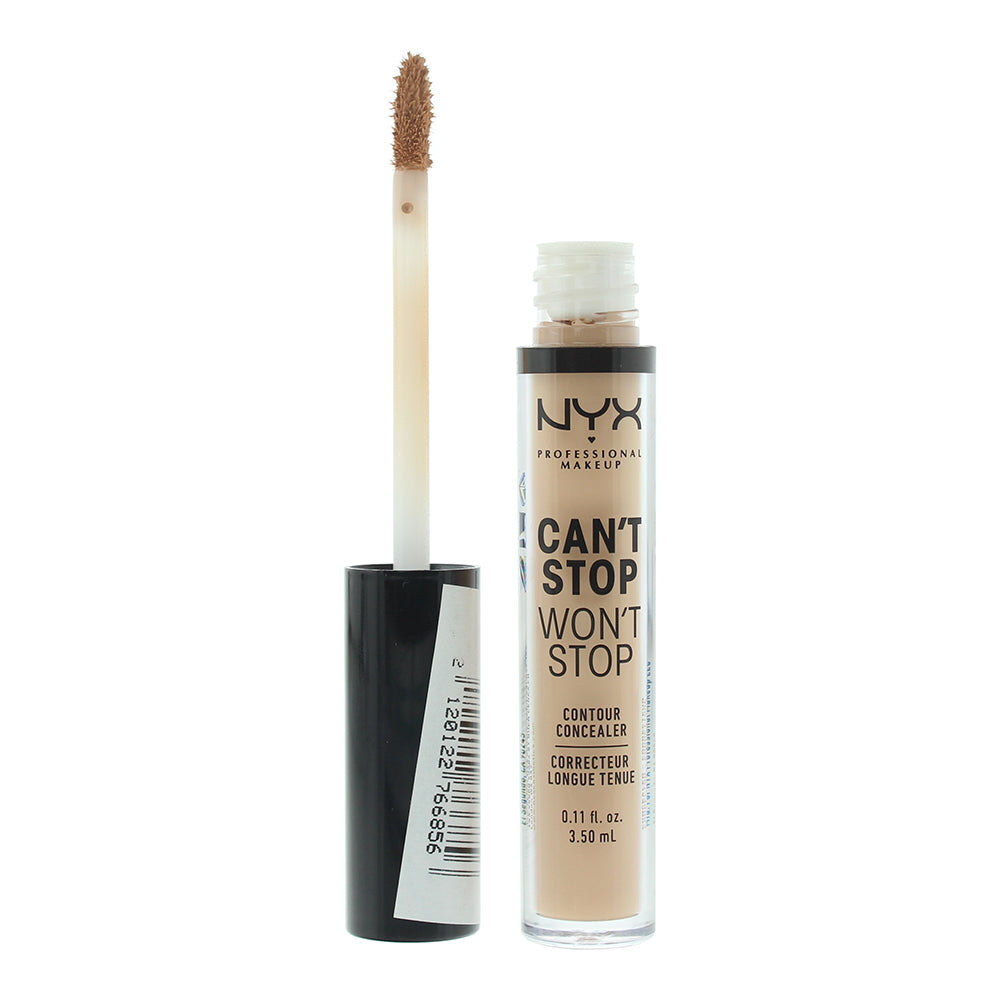 NYX Can't Stop Won't Stop 24H Soft Beige Concealer 3.5ml