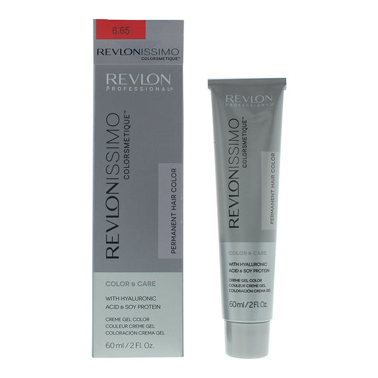 Revlon Revlonissimo Colorsmetique 6.65 Dark Mahogany Red Blonde Hair Colour 60ml