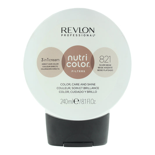 Revlon Nutri Color Filters 821 Sliver Beige 3 In 1 Hair Colour 240ml