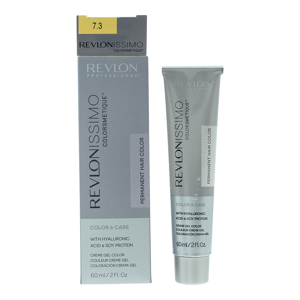 Revlon Revlonissimo Colorsmetique 7.3 Golden Blonde Hair Colour 60ml