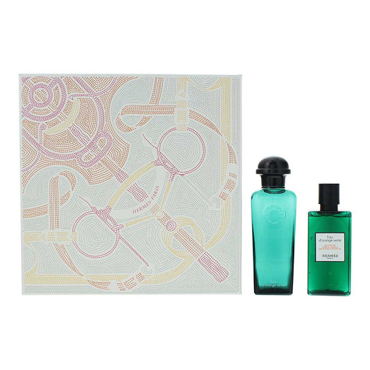 Hermès Eau D'orange Verte 2 Piece Gift Set: Eau de Cologne 100ml - Hair & Body Shower Gel 80ml