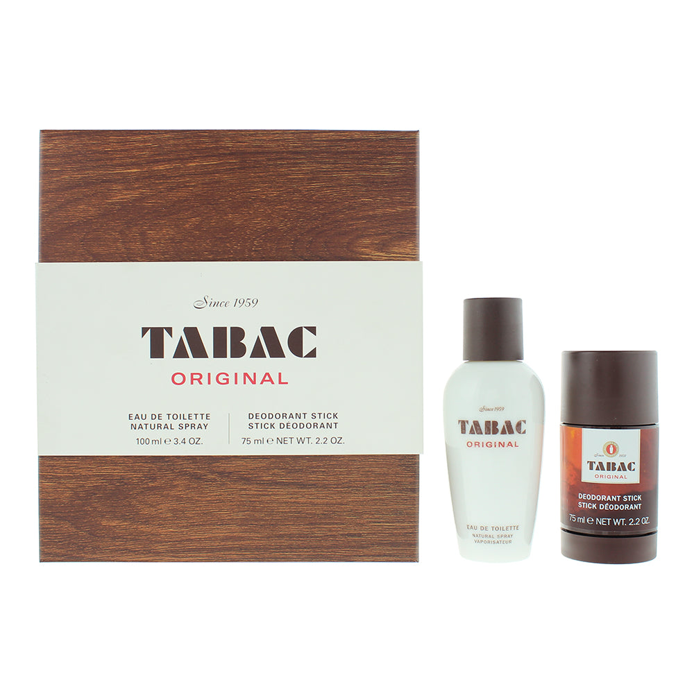 Tabac Original 2 Piece Gift Set: Eau De Toilette 100ml - Deodorant Stick 75ml