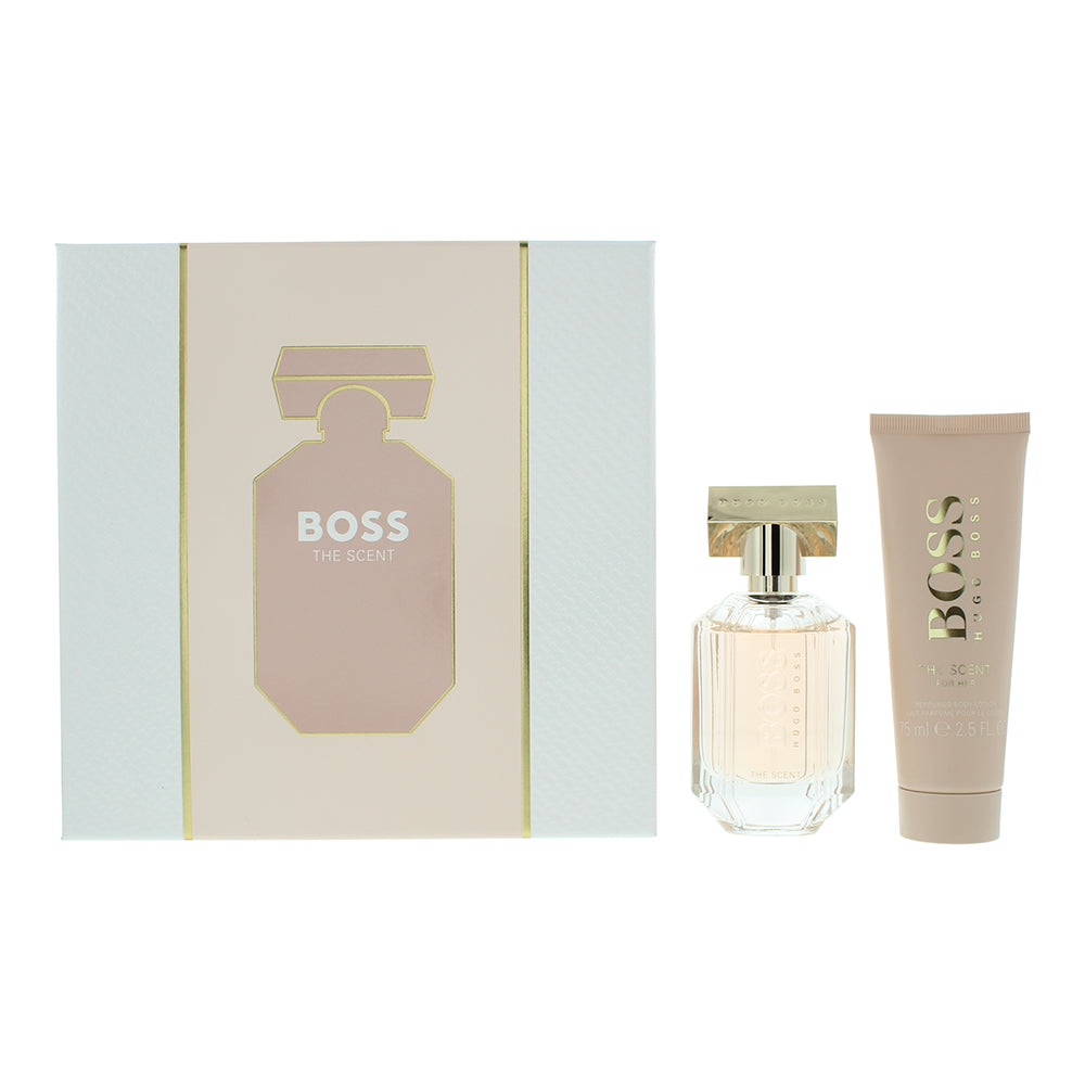 Hugo Boss The Scent For Her 2 Piece Gift Set: Eau De Parfum 50ml - Body Lotion 75ml