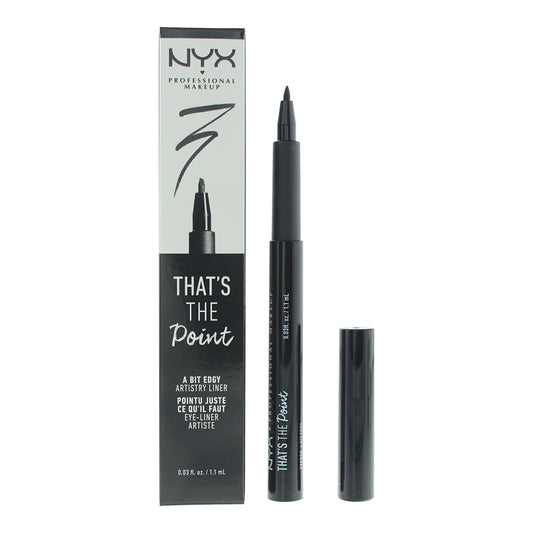 NYX Nyx Professional Makeup That's The Point A Bit Edgy Black Liquid Eyeliner 1.1ml