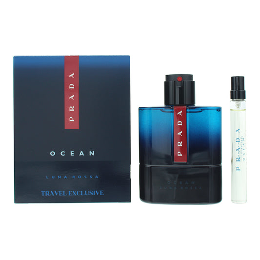 Prada Luna Rossa Ocean 2 Piece Gift Set: Eau de Toilette 100ml - Eau de Toilette 10ml