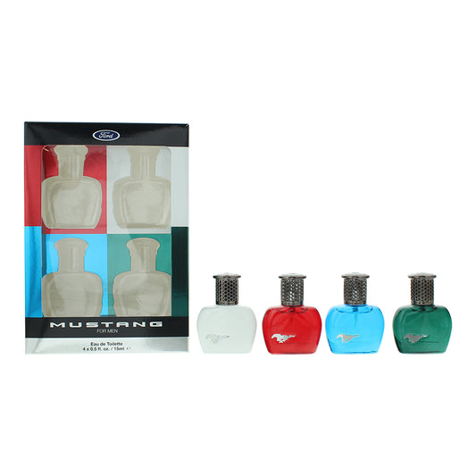 Mustang Mini 4 Piece Gift Set: Eau de Toilette 4 x 15ml