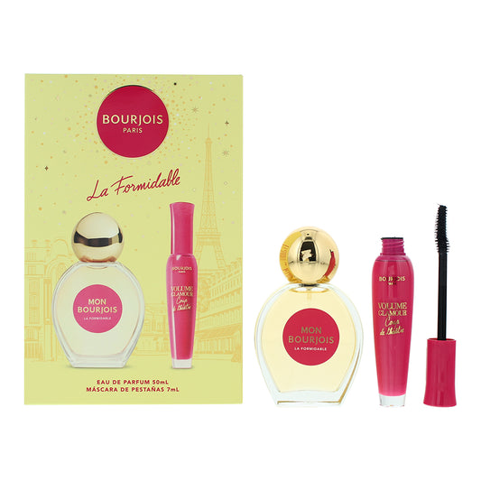 Bourjois La Formidable 2 Piece Gift Set: Eau De Parfum 50ml - Mascara 7ml