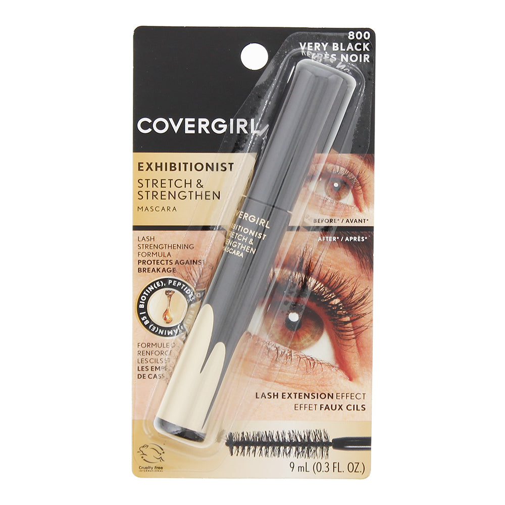 Covergirl Exhibitionist Stretch & Strengthen 800-Very Black Mascara 9ml