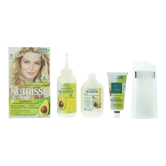 Garnier Nutrisse Crème 9.0 Light Blonde Hair Colour 200g